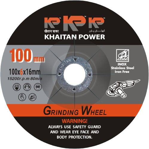 Khaitan Power Tools - 4 inch 6MM Grinding Wheel